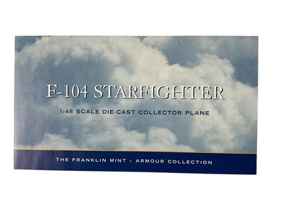 1/48 Franklin Mint/Armour (B11E193) Canadair CF104`(F104G) Starfighter (104880) 441 "Silver Fox" Sqdn Disbandment Scheme Canadian Armed Forces (Limited Edition)