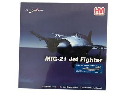 1/72 HobbyMaster (HA0115) Mikoyan MiG21MF (9111) Lo-Vis NATO Grey Camo 2002 Poznan-Kresiny, 3 ELT, Polish AirForce (Limited Edition)
