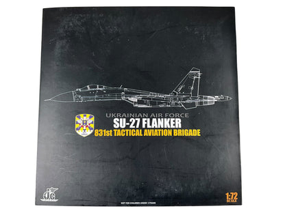 1/72 JC Wings (JCW-72-SU27-001) Sukhoi SU27 Flanker (Blue 08) Sky Blue Splinter Pattern Camo 831 Tactical Aviation Brigade, Ukraine Air Force (Limited Edition #599 of Only 720) 2022 Release