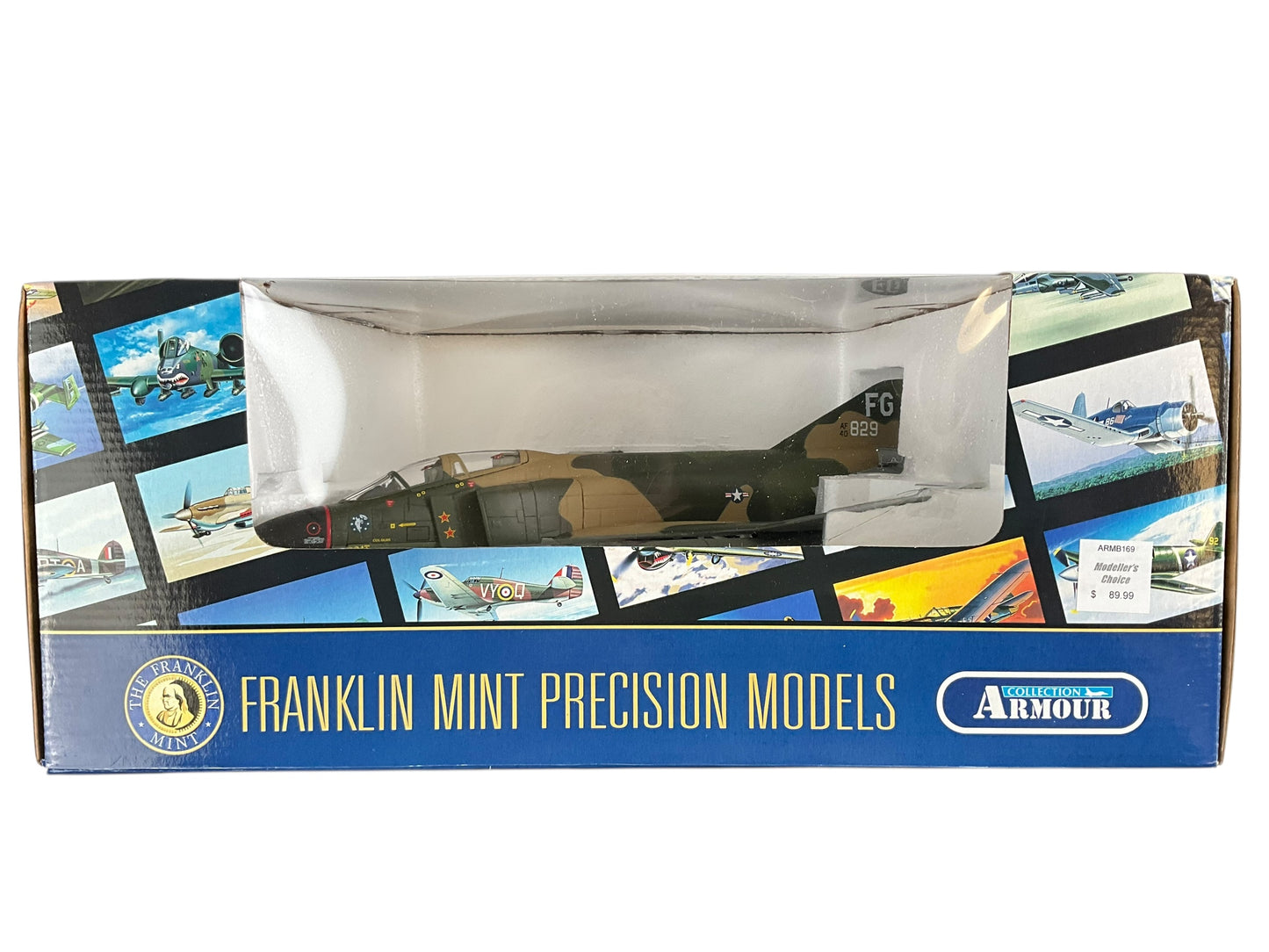 1/48 Franklin Mint/Armour (B11B169) McDonnell F4C Phantom II (AF40829) "SCAT-XXVII" flown by Colonel Robin Olds (16 Kills) Vietnam War (Limited Edition)
