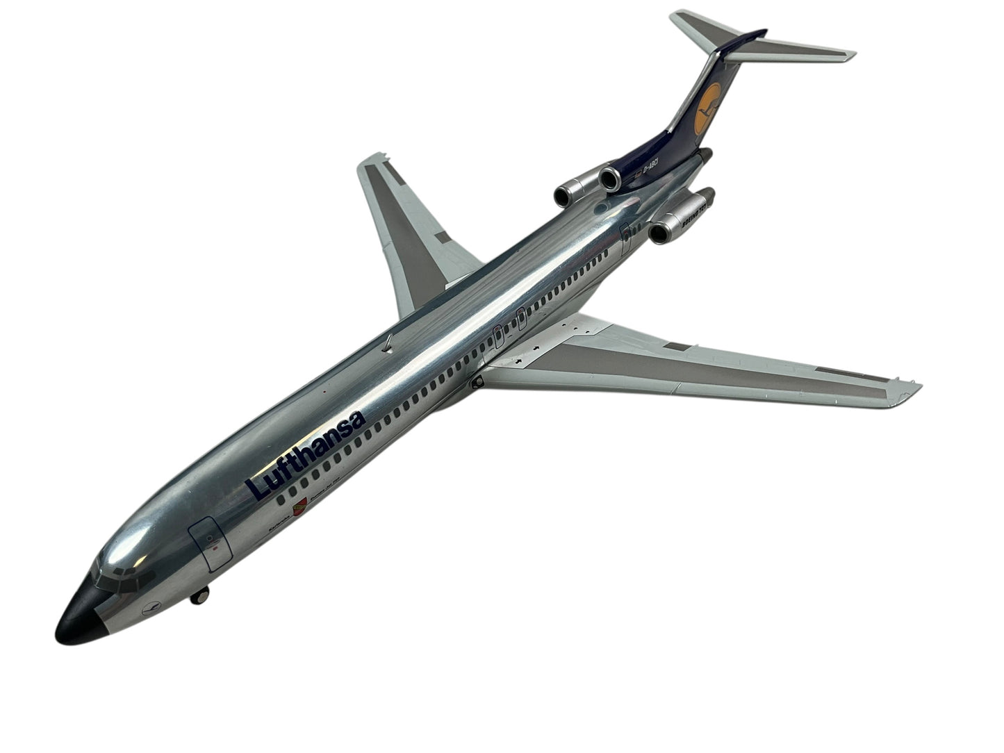 1/200 Limox (LH29) Boeing B727-200 (D-ABCI) "Karlsruhe" DHL 5th Livery with Polished Aluminum Fuselage, Lufthansa (Limited Edition)