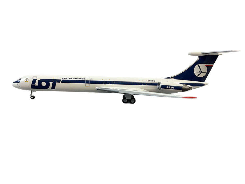 1/200 Herpa Ilyushin IL62M LOT Polish Airlines