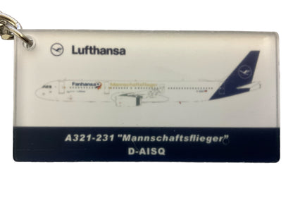 1/200 (Inflight200) J-Fox (JF-A321-024) Airbus A321-200 "Lindau" (D-AISQ) "Fanhansa Mannschaftsflieger" 7th Livery  Lufthansa (Limited Edition)