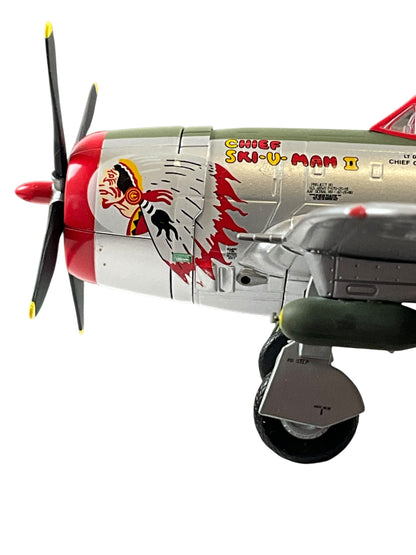 1/48 Armour/Franklin Mint (98144) Republic P47D Thunderbolt (227316) "CHIEF-SKI-U-MAH II" flown by Lt. D.E. Buholz "Chief of the Sioux" 509FS 405FG U.S.A.A.F. (Limited Edition)