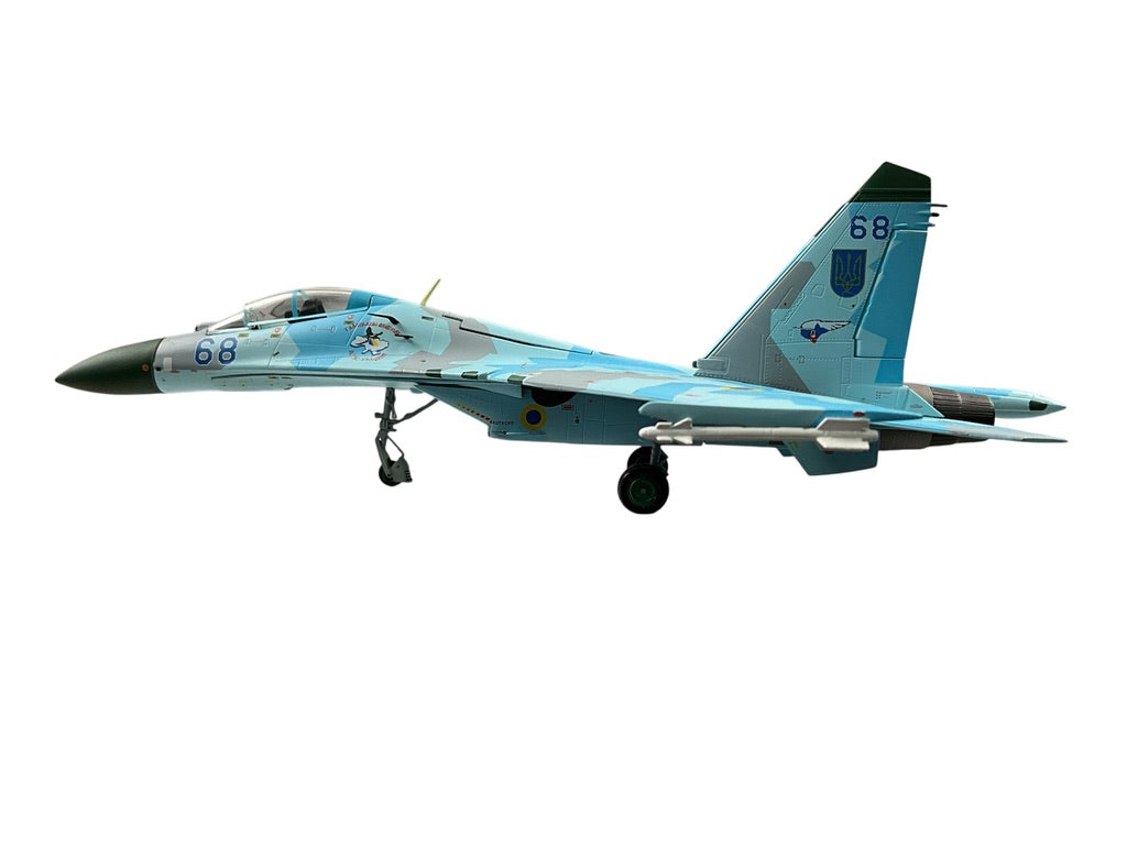 1/72 JC Wings (JCW-72-SU27-009) Sukhoi Su27UB Flanker-C (Blue 68) "Sky Blue Splinter Pattern Camo" 831 IRP, Ukraine Air Force (Limited Edition #270 of 600)