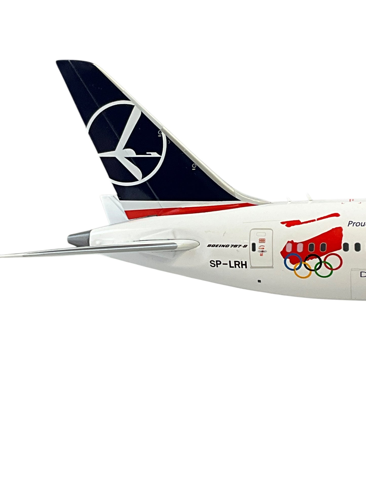 1/200 JC-WIings (JC2LOT2081) Boeing B787-8 (SP-LRH) Dreamliner (SP-LRH) * Proud To Fly the Polish Olympic Team * LOT Polish Airlines 2018 (Limited Edition)