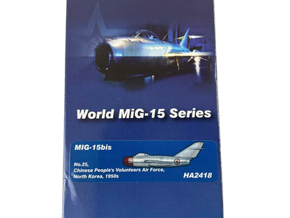 1/72 HobbyMaster (HA2418) MIG15bis "Fagot" (Red25) Chinese People's Volunteers Air Force, North Korea 1950's (Limited Edition of Only 450))