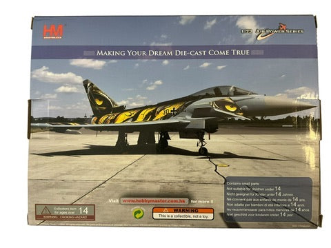 1/72 HobbyMaster (HA6631) EuroFighter EF2000 Typhoon-S (30+74) "Castle Tiger" Tactical Air Wing 74 (TaktLwG 74) "Bavarian Tigers" Deutsche Bundes Luftwaffe (Limited Edition)