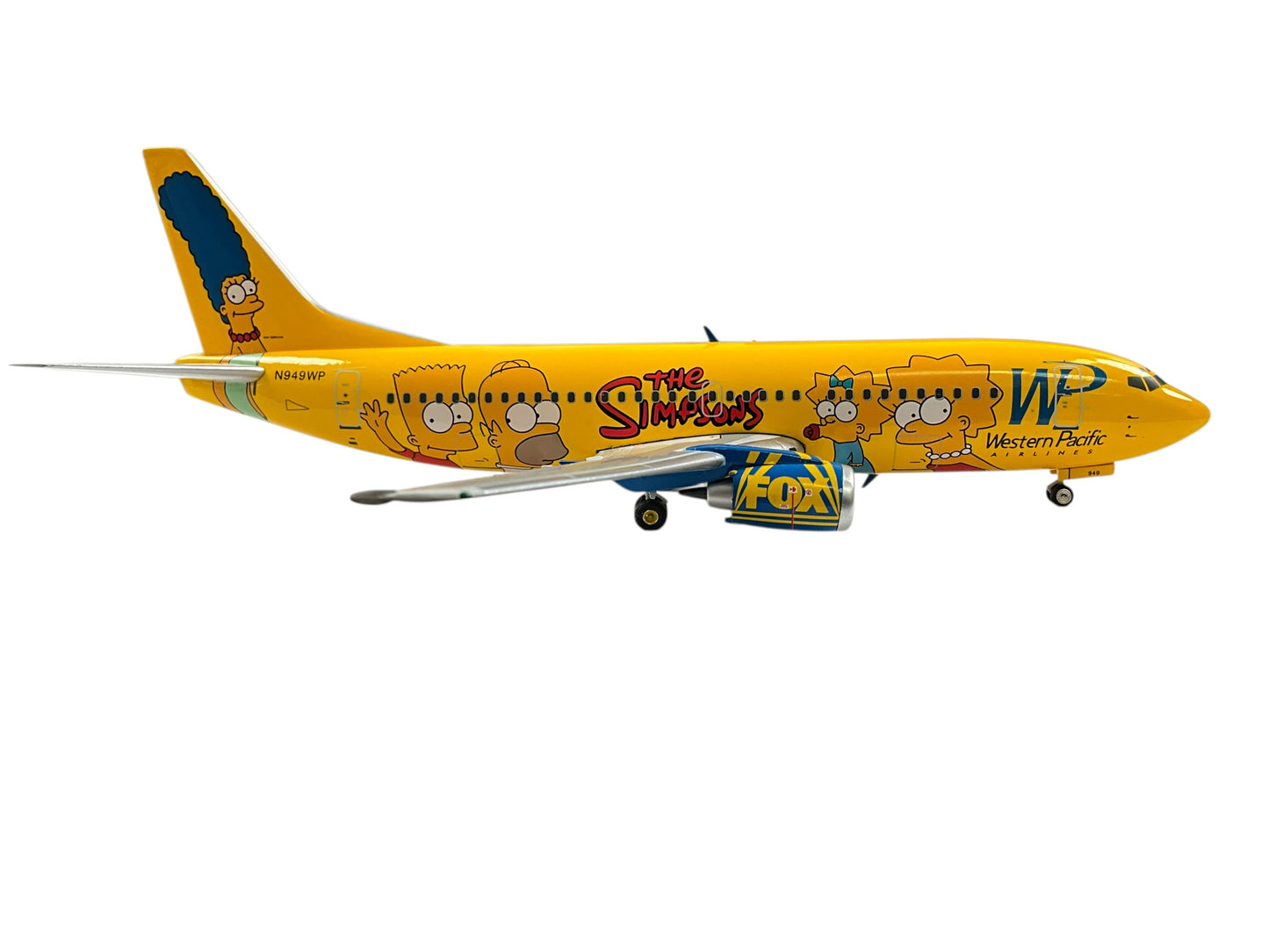 1/200 Phoenix (PH2KMR021) Boeing B737-300 (N949WP) "the Simpsons" Western Pacific Airlines (Limited Edition of ONLY 600)