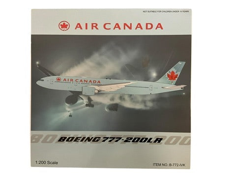 1/200 (Inflight200) B-Models (B-772-IVK) Boeing B777-200LR (C-FIVK) 2004 Sky-Blue 5th Livery, Air Canada (Limited Edition)