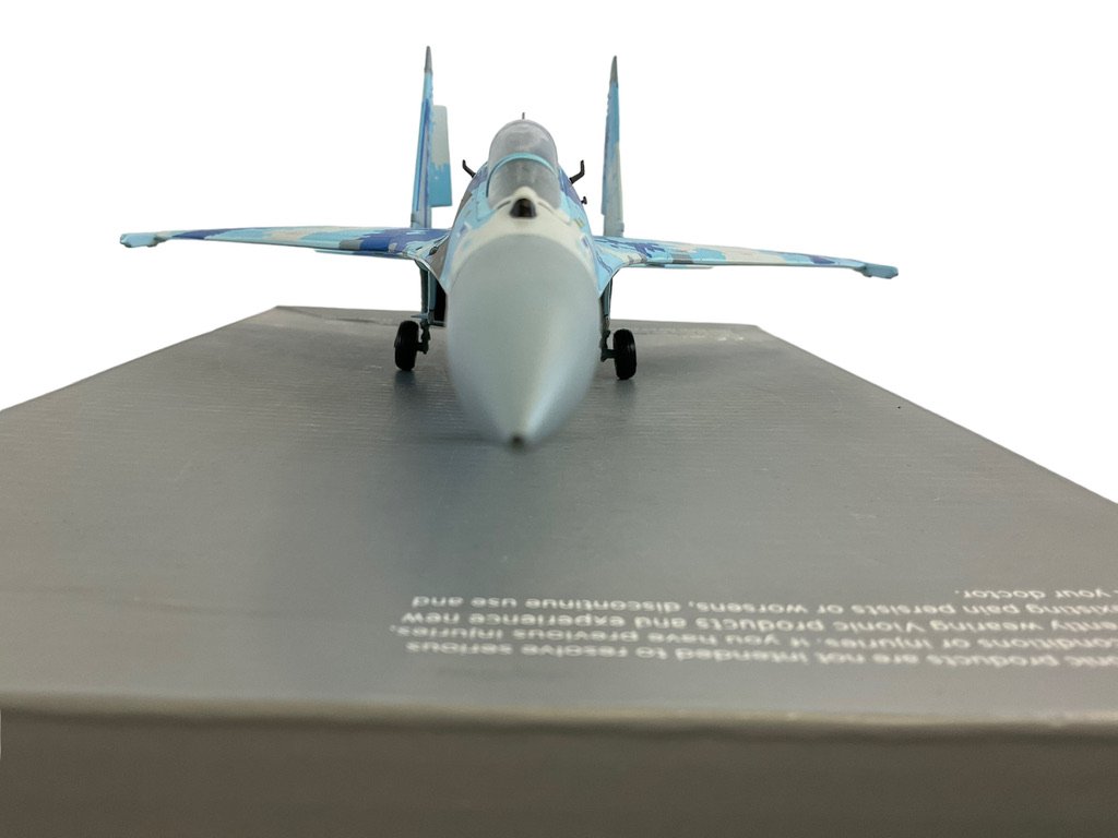 Ukrainian Air Force Sukhoi Su-27UB Flanker C Digital Pattern JC Wings 1:72 Die Cast Model NIB