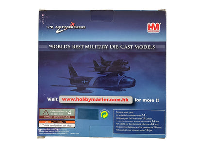 1/200 HobbyMaster (HA4313) North American F86F Sabre (FU958) "the Paper Tiger" flown by Captain Harold E. Fischer (10 Kills) 39th FS, U.S.A.F. Suwon AB, South Korea 1953 (limited Edition of Only 600)