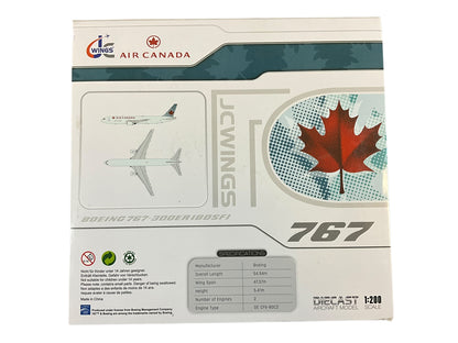 1/200 JC Wings (XX20233C) "CARGO Interactive Series" Boeing B767-300ER(BDSF) (C-FPCA) %th ACA Livery Air Canada Cargo (Limited Edition)