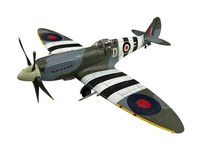 1/48 Hobbymaster (HA7103) Supermarine Spitfire Mk.XIV (RM656 / DL+F) flown by French pilot Jean Marie Maridor (4 kills & 11 V1's) 91 Sqdn R.A.F. Aug.3 1944 (Limited Edition of 1751)