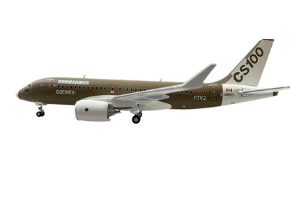 1/200 JC Wings (LH2056) Bombardier CS100 C-Series (C-GWYD) "FTV2" Primer Livery. Bombardier (Limited Edition)