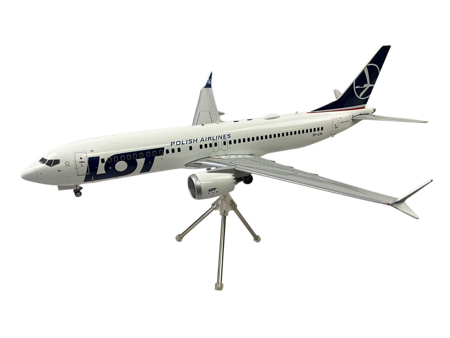 1/200 Gemini200 (G2LOT707) Boeing B737-MAX8 (SP-LVA) LOT Polish Airlines (Limited Edition) 2018 Release )