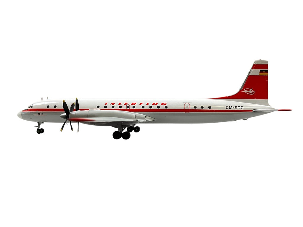 1/200 Herpa (572873) Ilyushin IL18 (DM-STO) Interflug (Limited Edition) 2025 Release