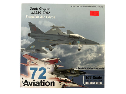 1/72 Aviation72 (AV72-43-001) Saab JAS39C Gripen (7/02) F7 Skaraborg Air Wing, Swedish Air Force (Limited Edition of 1068) 2015 Release
