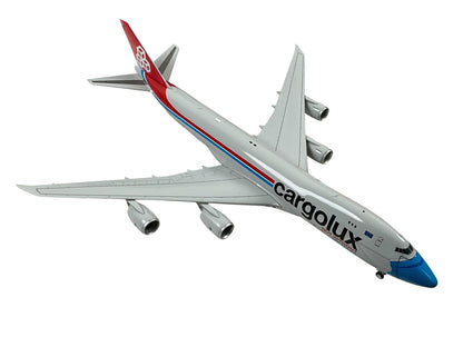 1/200 JC Wings (XX20079C) Boeing B747-8F (LX-VCF) "Not Without My Mask" (Interactive Series) Cargolux (Limited Edition) 2021 Release