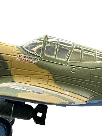 1/48 Franklin Mint/Armour (B11B622) Curtiss P40 WarHawk (ET601)  flown bt Lt. J.D.Landers (5-Kills) "Texas Longhorns" 49th FG, 9th FS, U.S.A.A..F. (Limited Edition)