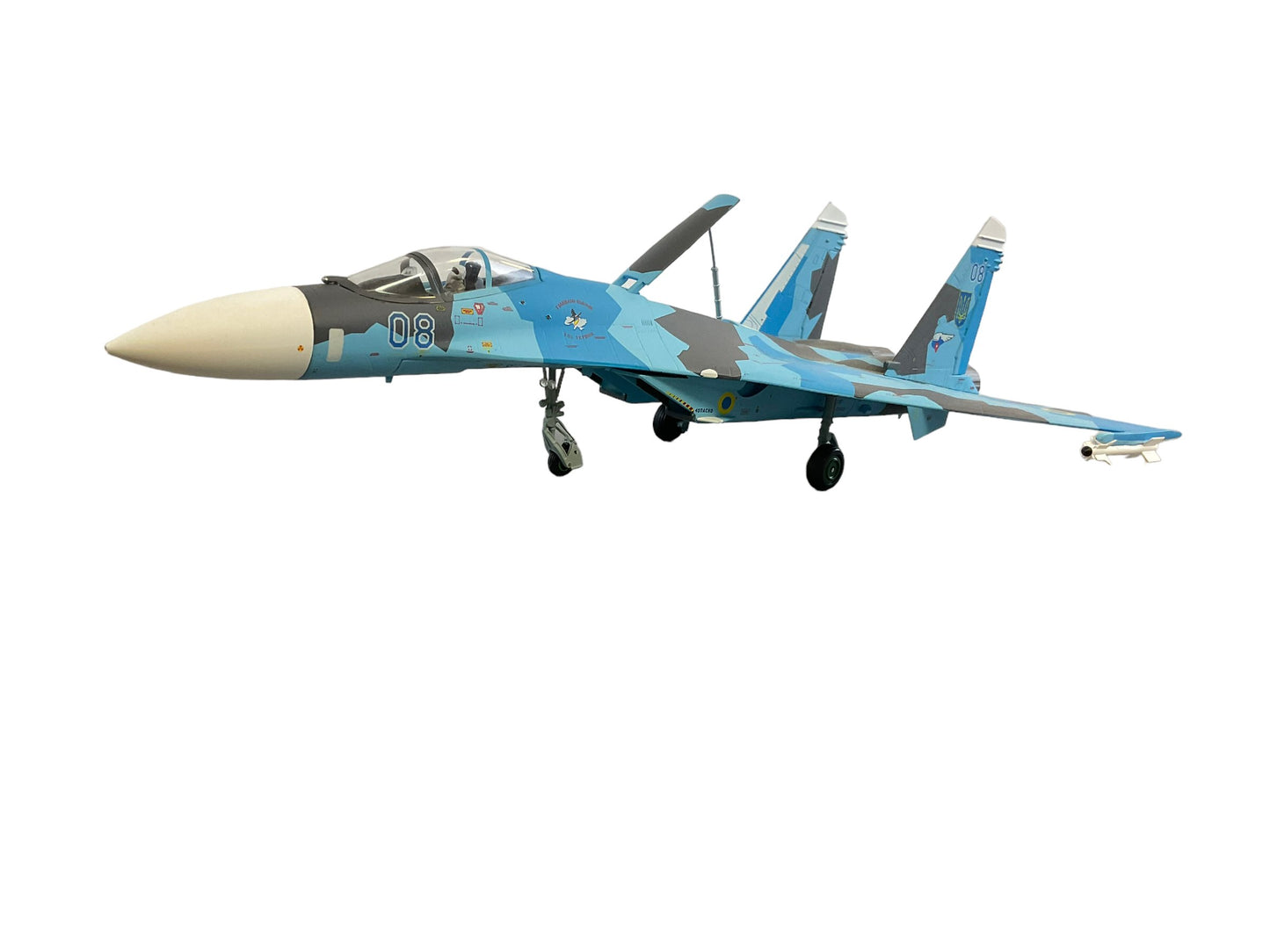 Ukrainian Air Force Sukhoi Su-27 Flanker JC Wings 1:72 Scale Die Cast Model NIB