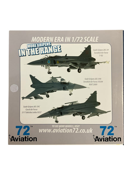1/72 Aviation72 (AV72-43-004) Saab JAS39A Gripen (39-2) "#2 Prototype Development Aircraft" Swedish Air Force (Limited Edition of Only 360)