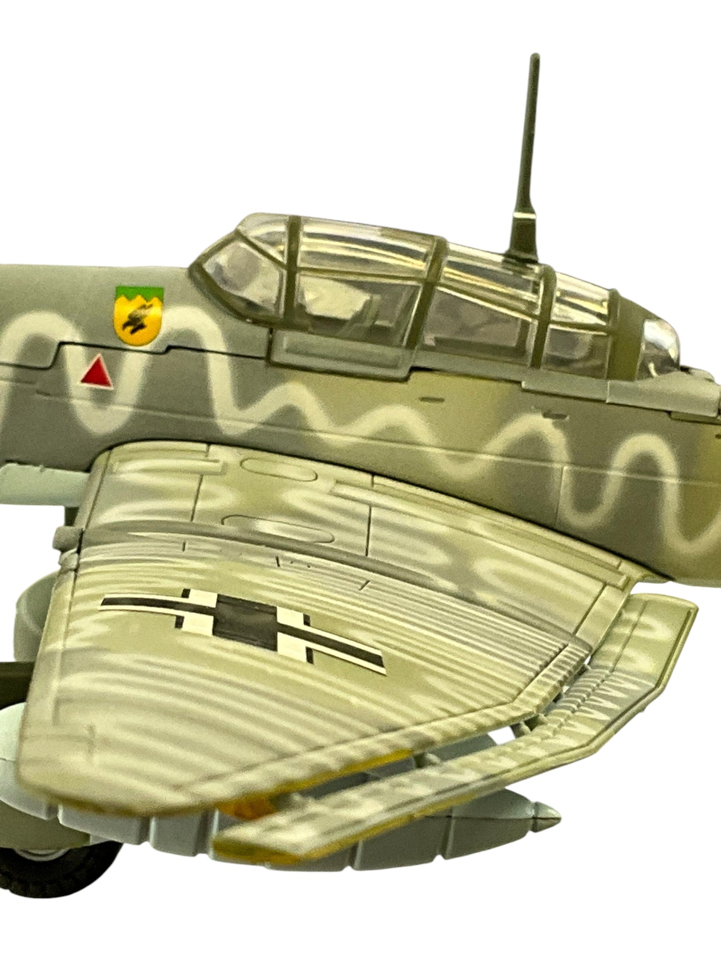 1/48 Franklin Mint/Armour (B11E183) Junkerts JU87D Stuka (S2-LT) Grey with White Waves Winter Camo IX/STG77 WWII Deutsche Reich Luftwaffe (Limited Edition)