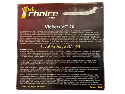 1/200 1st Choice200 (FC-VC1001) Vickers VC10-K2 (ZA144) Lo-Vis Grey Camo 101 Sqdn R.A.F. (Limited Edition) 2008 Release