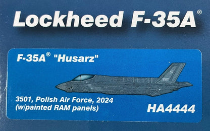 1/72 HobbyMaster (HA4444) Lockheed F35A "Husarz" (3501) Polisdh Air Force 2024 (Limited Edition) 2026 Release