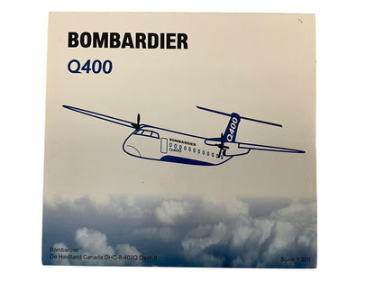 1/200 JC Wings (XX2989) Bombardier Q400 (DeHaviland Canada DHC-8-402Q Dash 8) C-GLOZ Bombardier (Limited Edition) 2018 Release