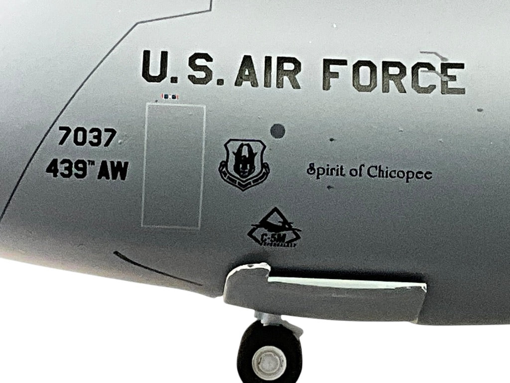 1/200 Gemini200 (G2AFO1136) Lockheed C5M Super Galaxy (70037) "Spirit of Chicopee" Westover Massachusetts AFRC 439th AW U.S.A.F. (Limited Edition) 2024 Release