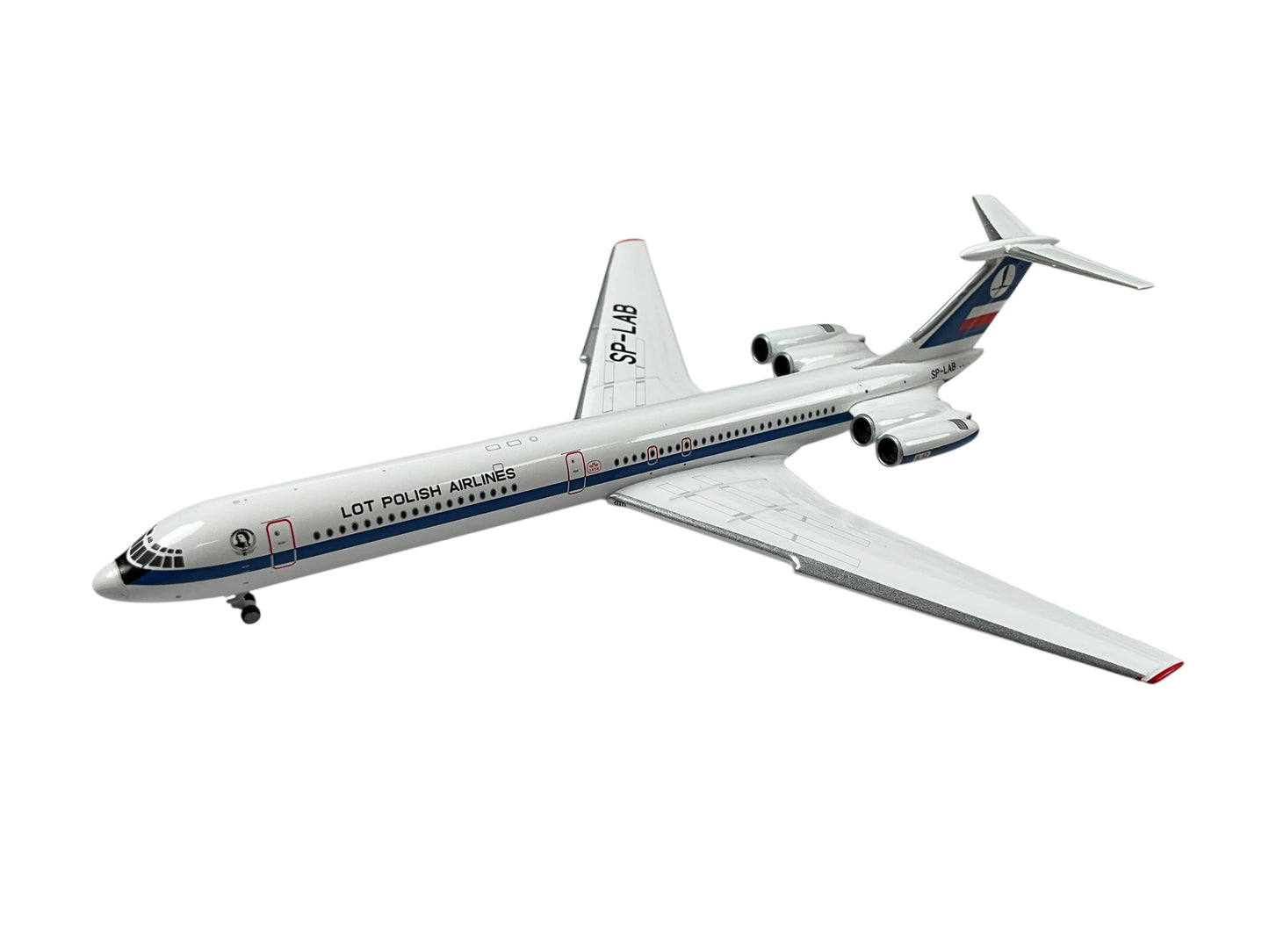 1/400 Phoenix (12030) Ilyushin IL62 (SP-LAB) Communist Period Livery, LOT Polish Airlines (Limited Edition)