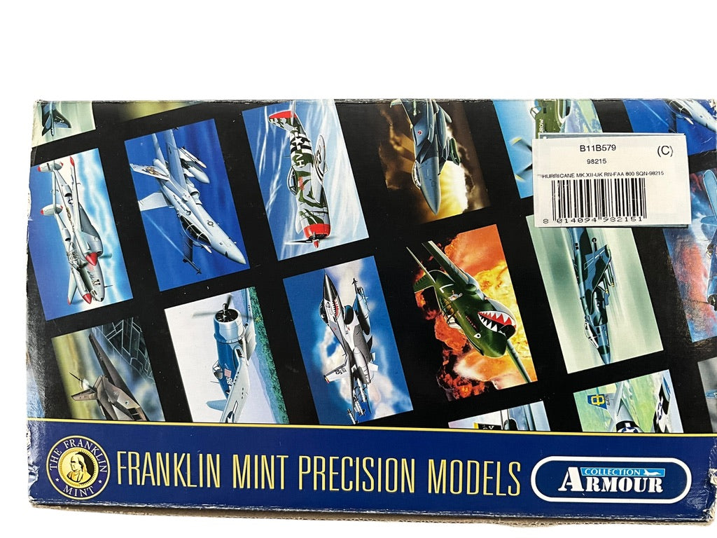 1/48 Franklin Mint/Armour (B11B579/Art.98215) Hawker Sea Hurricane MK.XII (JS310) Operation "Torch" WWII, 800 Sqdn F.A.A. Royal Navy (Limited Edition)