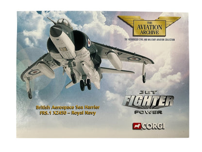 1/72 Corgi (AA32402) British Aerospace Sea Harrier FRS.1 (XZ450) "Shot-Down in Falklands May 4th, 1982" No. 800 Sqdn, Royal Navy (Limited Edition #5851 of 7500) 2011 Purchase .