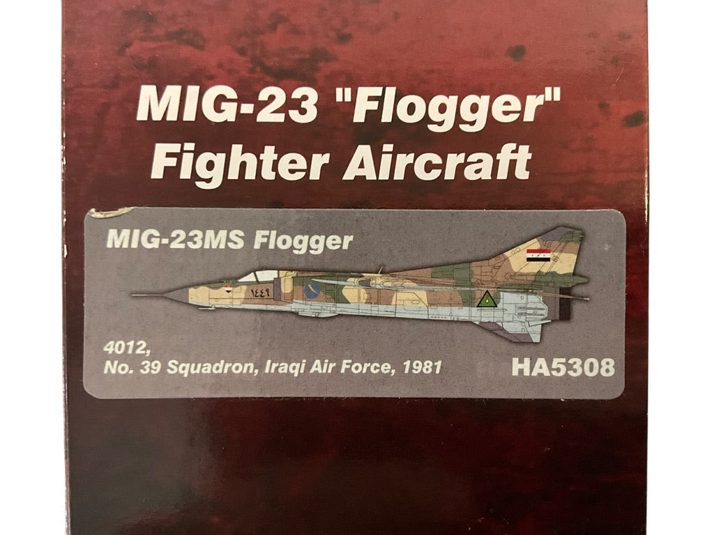 1/72 HobbyMaster (HA5308)  Mikoyan-Gurevich MiG23MS Flogger-E (4012) No.39 Sqdn, Iraqi Air Force 1981 (Limited Edition)