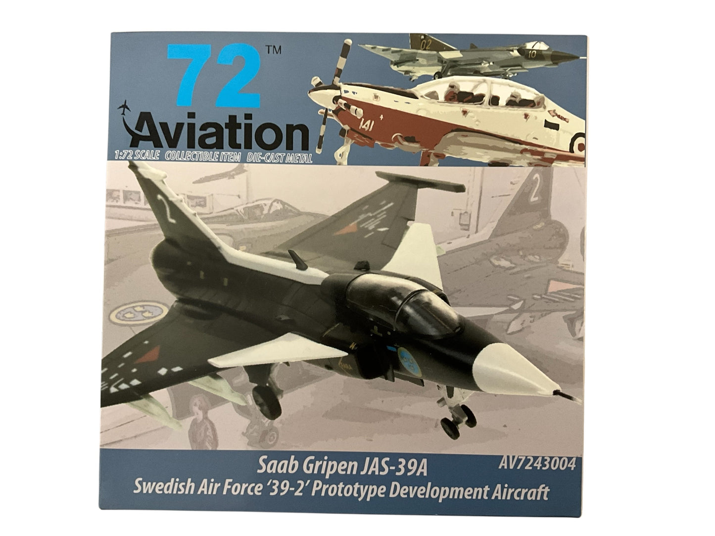 1/72 Aviation72 (AV72-43-004) Saab JAS39A Gripen (39-2) "#2 Prototype Development Aircraft" Swedish Air Force (Limited Edition of Only 360)