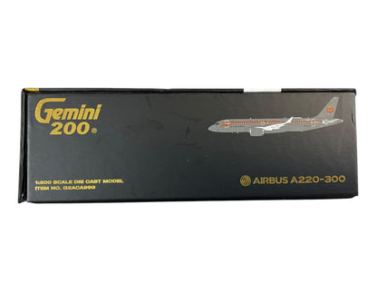 1/200 Gemini200 (G2ACA999) Airbus A220-300 (C-GNBN) ACA "Retro TCA Livery" Air Canada (Limited Edition) 2021 Release