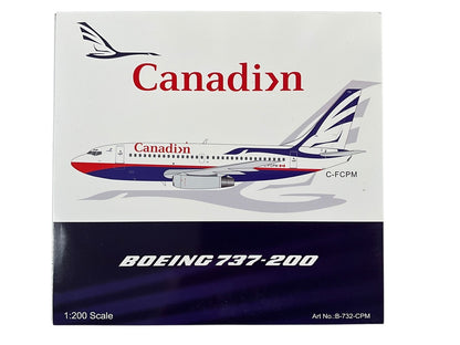 1/200 (Inflight200) B-Models (B-732-CPM) Boeing B737-200 (C-FCPM) "Proud Wings" 2nd CDN Livery - Canadian Airlines International (Limited Edition)