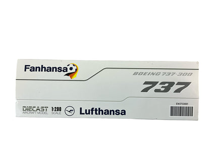 1/200 JC200 (EW2733001) Boeing B737-300 (D-ABEK) "Fanhansa" DLH 6th Livery Lufthansa (Limited Edition)