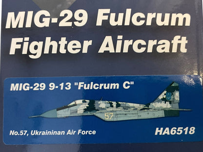 1/72 Hobbymaster (HA6518) Mikoyan MiG29 (9-13) Fulcrum-C (No.57) Winter Digital Camoflage Ukraine Air Force (Limited Edition)