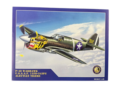 1/48 Franklin Mint/Armour (B11B544) Curiss P40 WarHawk "Aleutian Tigers" 343rd FG, 11th FS, U.S.A.A.F. (Limited Edition)