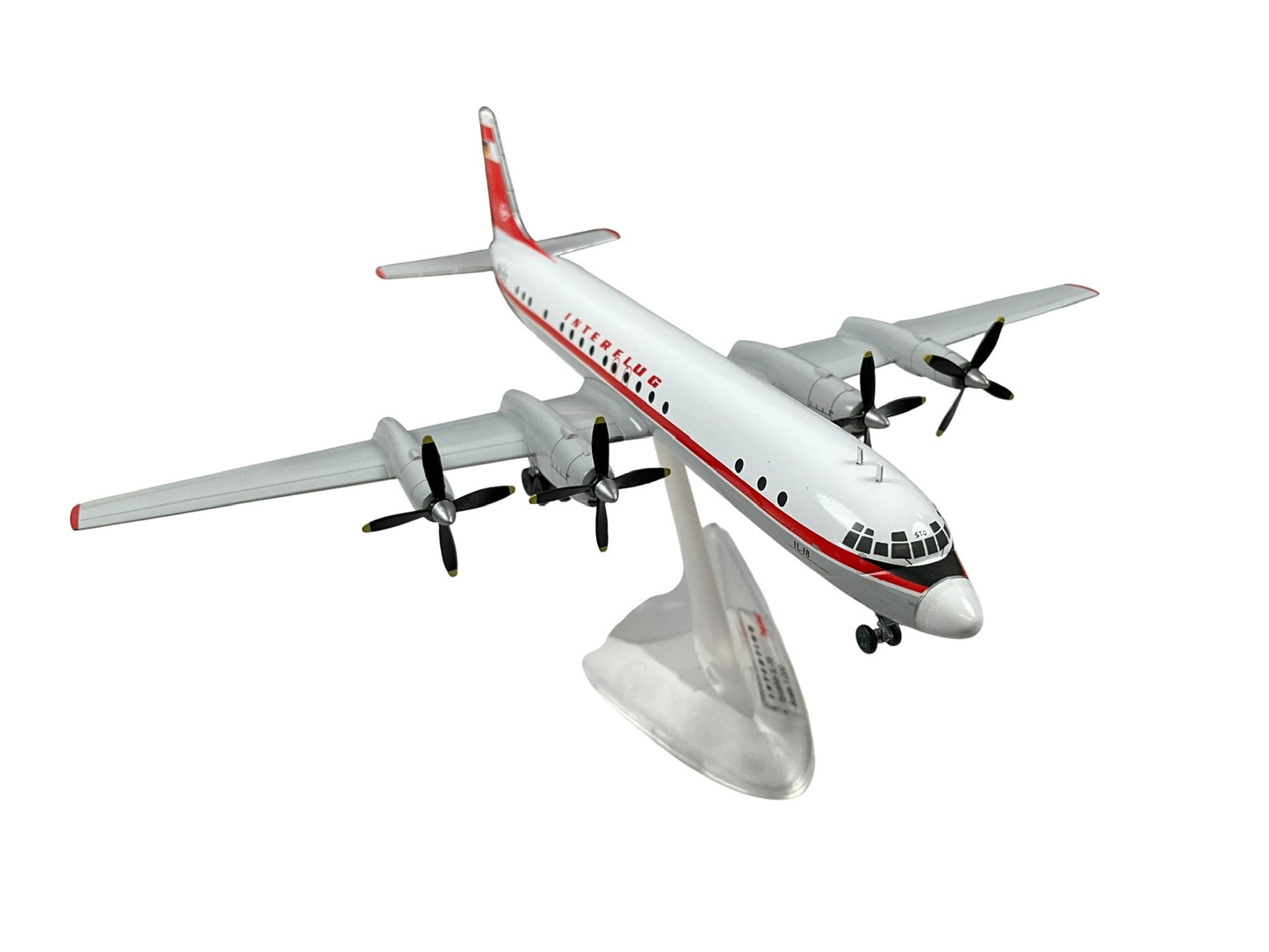 1/200 Herpa (572873) Ilyushin IL18 (DM-STO) Interflug (Limited Edition) 2025 Release