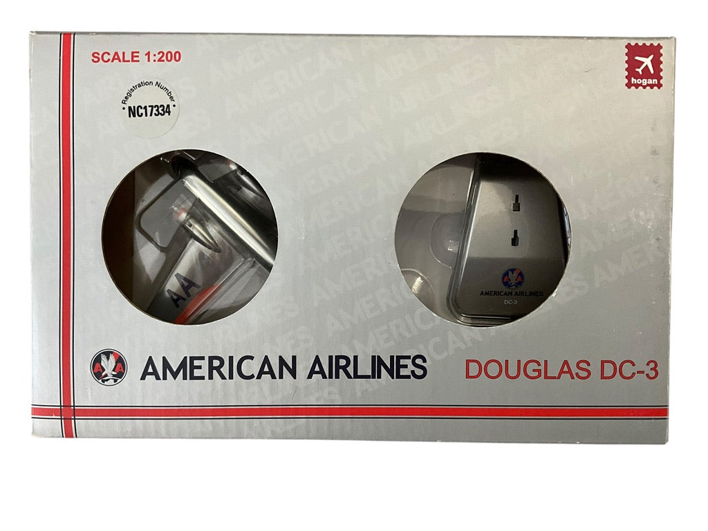1/200 Hogan (9659) Douglas DC3 (NC17334) American Airlines (limited Edition)