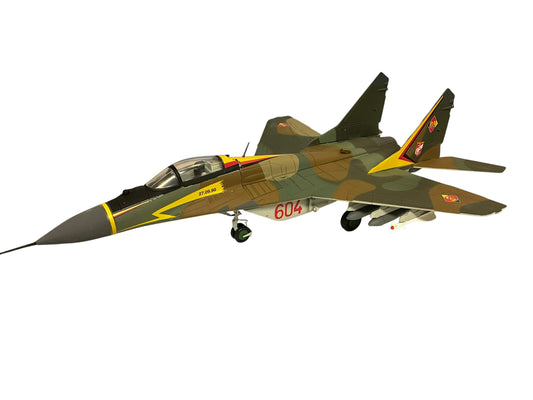 1/48 Franklin Mint/Armour (B11B605) Mig29A Fulcrum (604) DDR "Last Flight" GDR JG 3 Mig-29 Fulcrum, Pilot: Wladimir Komaroff, Luftstreitkräfte der Nationalen Volksarmee [LSK], East German Air Force (Limited Edition)