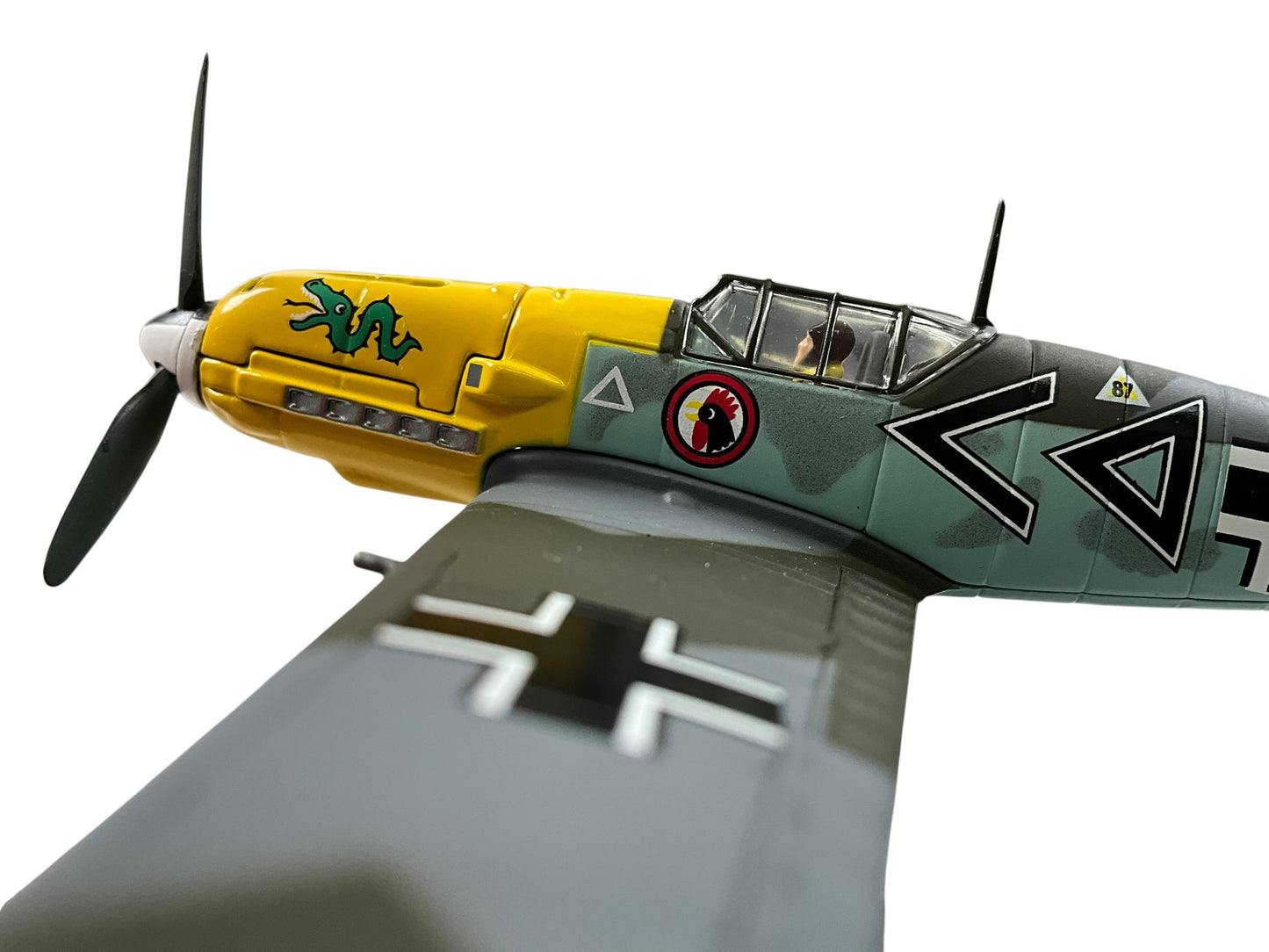 1/72 Corgi (49201) Messerschmitt Bf109E flown by Hauptmann Hans "Vati" von Hahn JG3 "Udet" Drittes Reich Luftwaffe (Limited Edition) 2000 Release