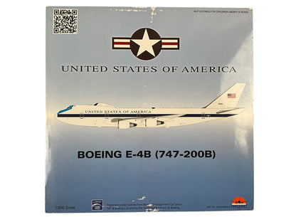1/200 Inflight200 (IFE4B0618) Boeing (B747-200B) E-4B "Doomsday Plane" (50125) USAF (Limited Edition) 2020 Release