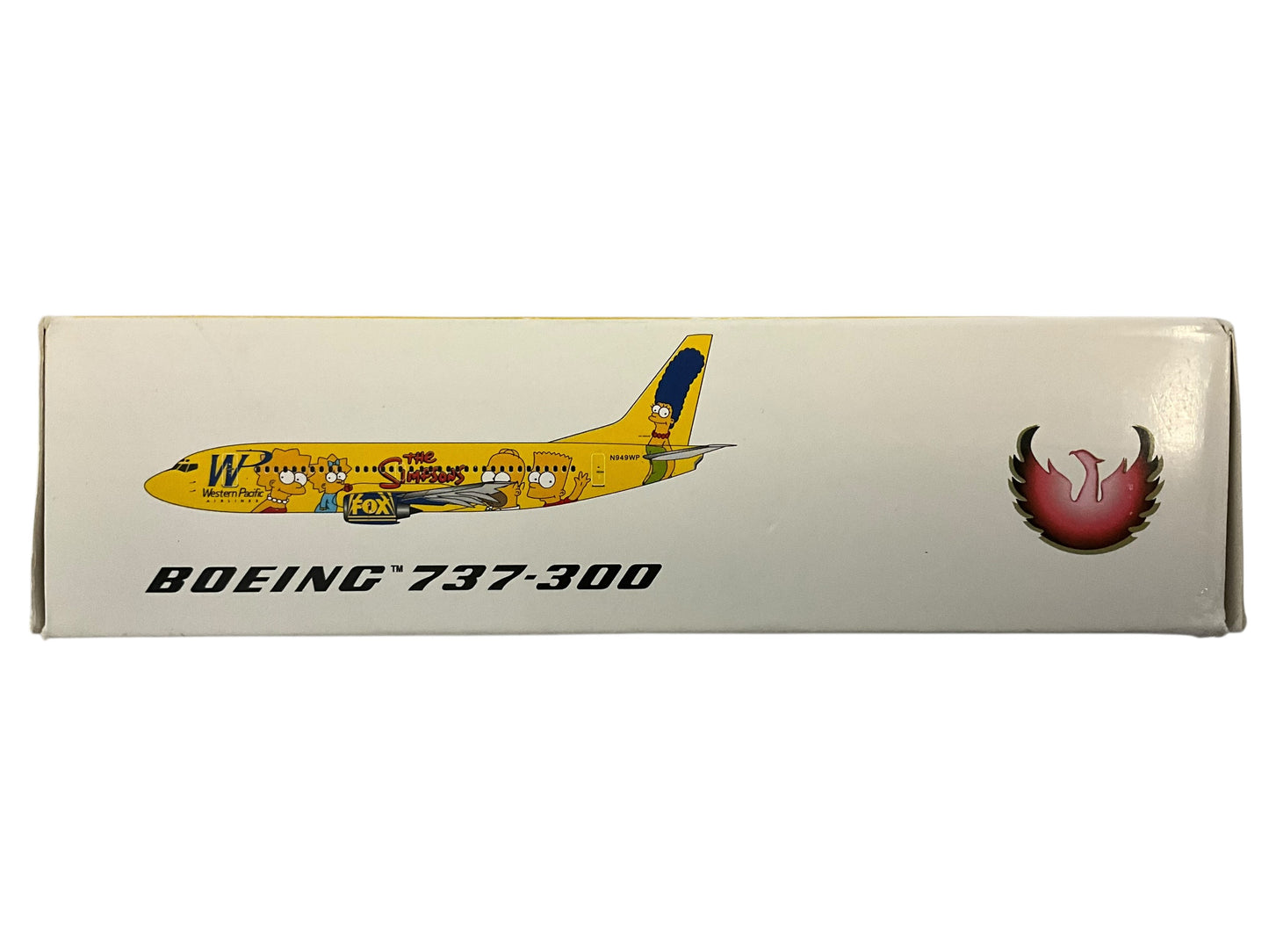 1/200 Phoenix (PH2KMR021) Boeing B737-300 (N949WP) "the Simpsons" Western Pacific Airlines (Limited Edition of ONLY 600)
