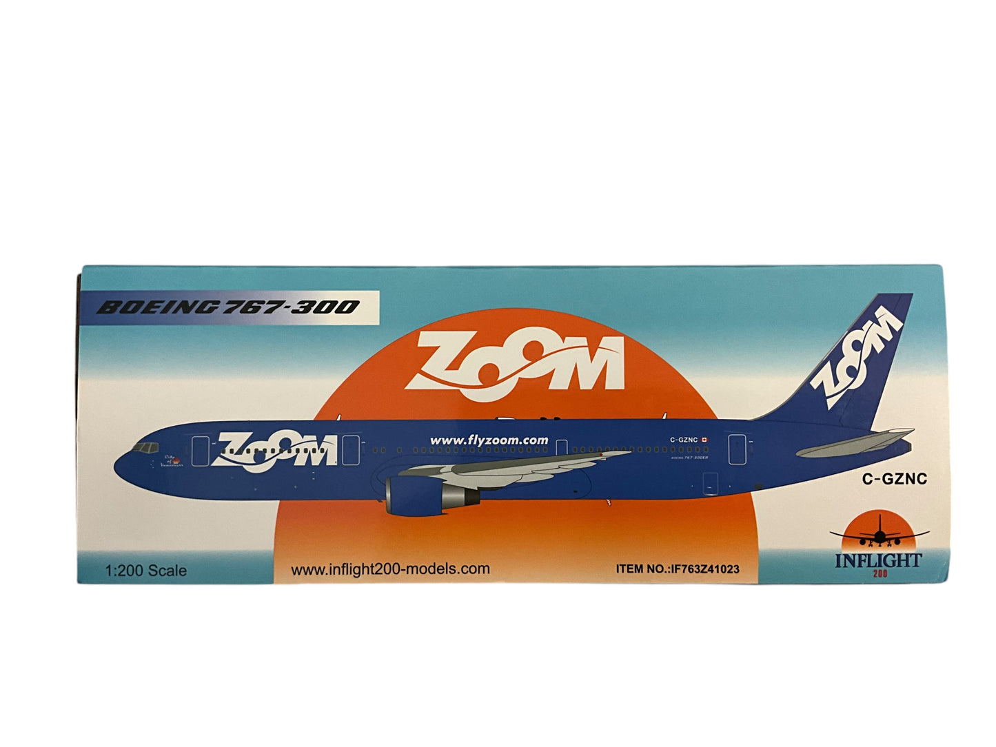 1/200 Inflight200 (IF763Z41023) Boeing B767-300 (C-FZNC) Zoom (Limited Edition)