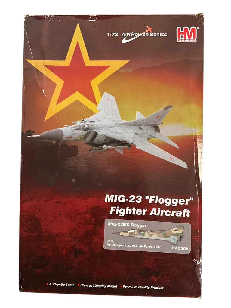 1/72 HobbyMaster (HA5308)  Mikoyan-Gurevich MiG23MS Flogger-E (4012) No.39 Sqdn, Iraqi Air Force 1981 (Limited Edition)