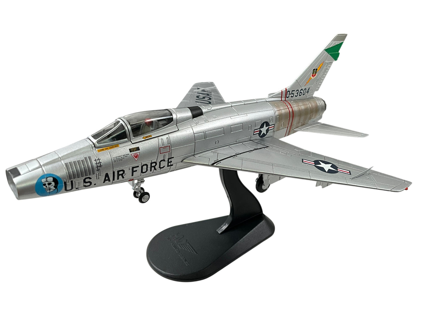 1/72 HobbyMaster (HA2101) North American F100D Super Sabre (053604) flown by Lt.Col. Harold E. Comstock July 1966 Bien Hoa AB, South Vietnam 481st TFS 27th TFW, U.S.A.F. (Limited Edition of 2500)